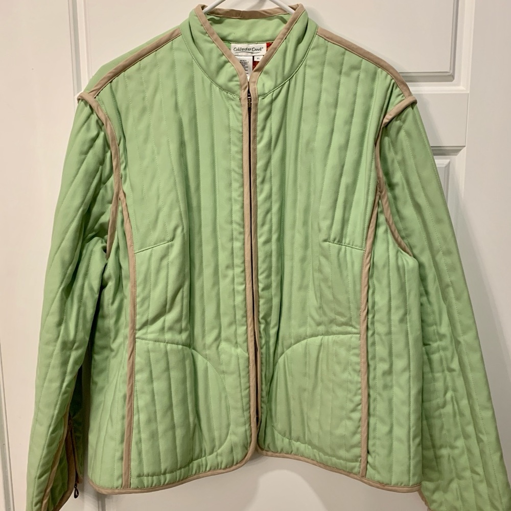 Beautiful Coldwater Creek Quilted Jacket